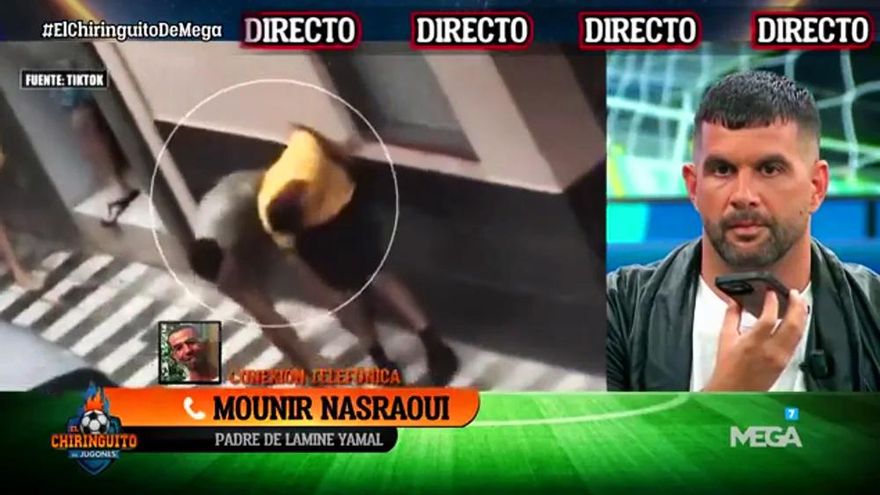 'El Chiringuito' logró entrevistar en directo al padre de Lamine Yamal tras ser apuñalado: "Me vi entre la vida y la muerte"