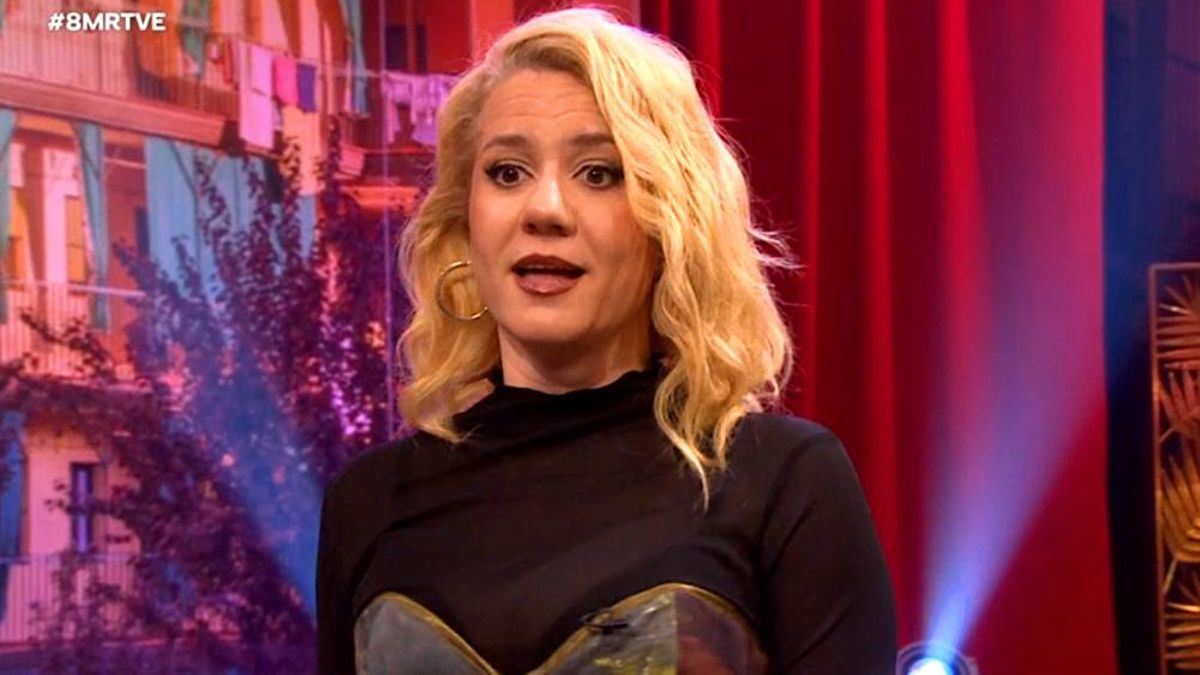 Henar Álvarez desmonta el "odio a los hombres" con cuatro preguntas en su monólogo feminista en RTVE por el 8M