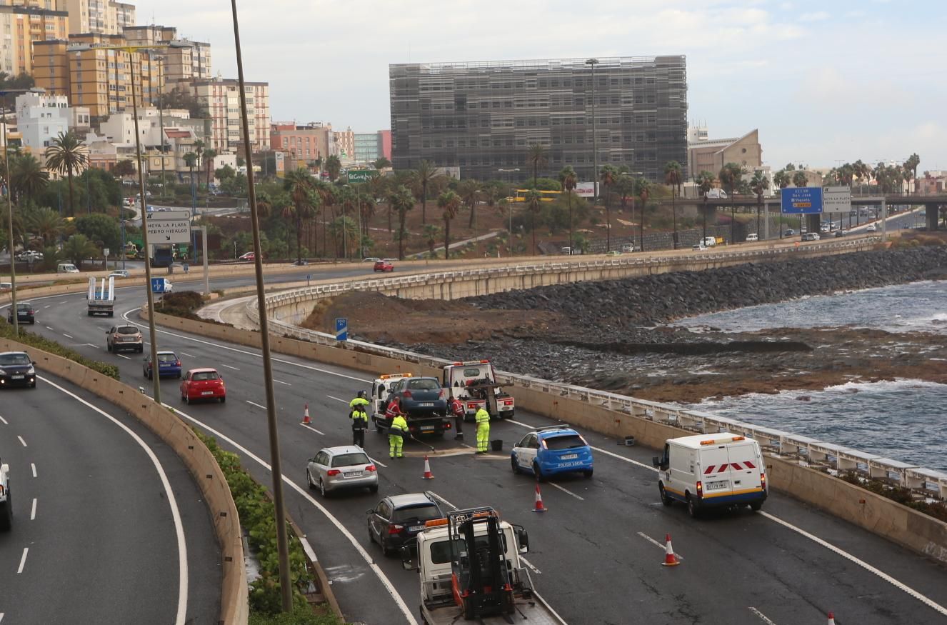 Accidente en la Avenida Marítima y retenciones.(ALEJANDRO RAMOS)