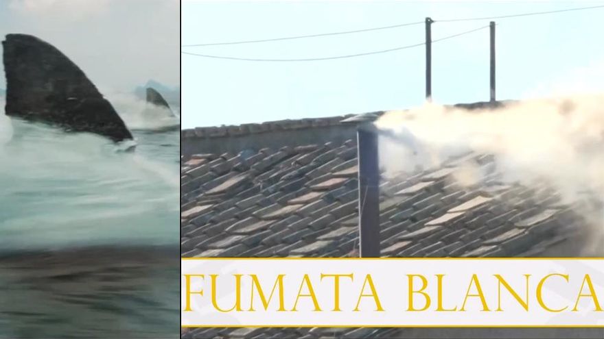 De 'los Megalodones' al 'Habemus papam': Así le sorprendió a La 1 de RTVE la fumata blanca