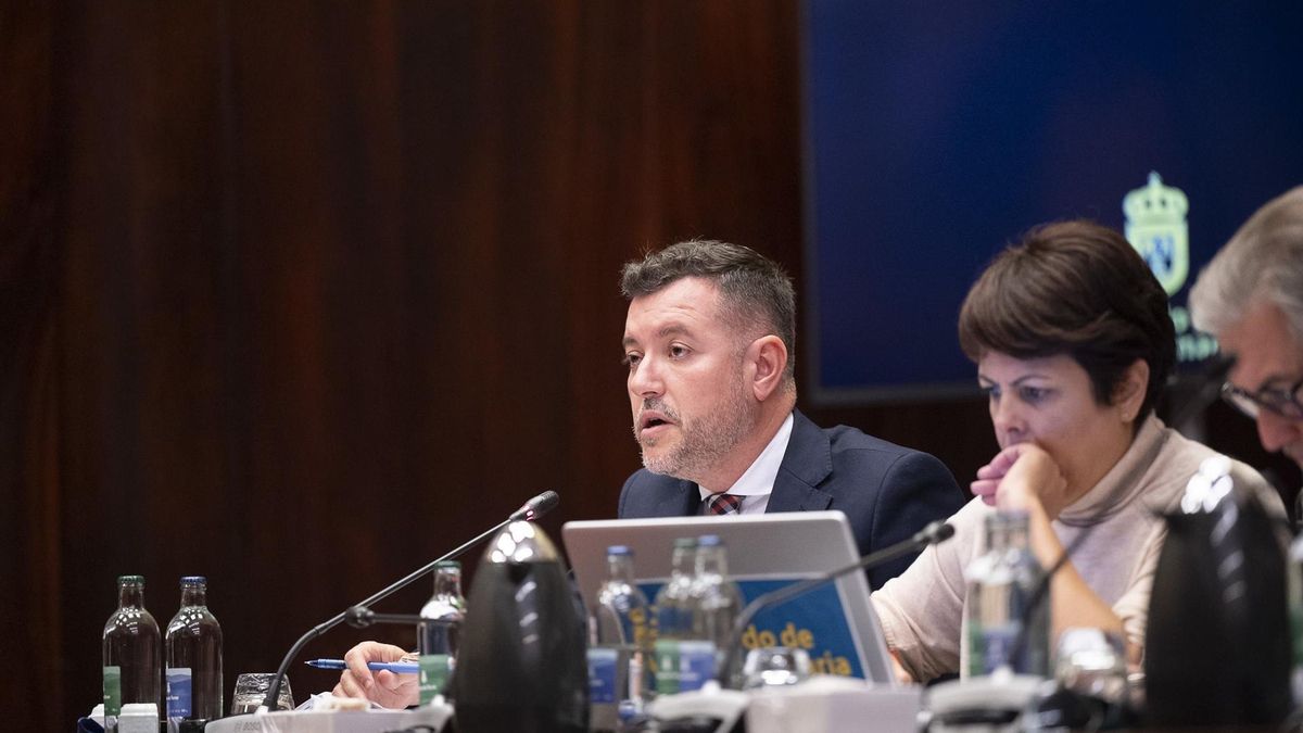 Teodoro Sosa, en un acto del Cabildo de Gran Canaria.