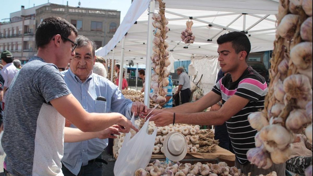 Imagen de archivo: Feria del Ajo de Veguellina de Órbigo.
