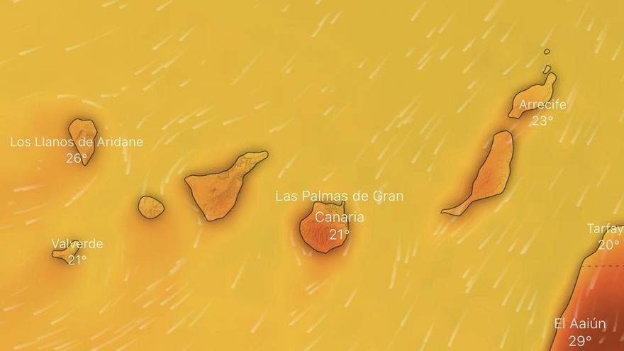 Temperaturas veraniegas en Canarias para despedir marzo: el termómetro podría rozar los 35 grados