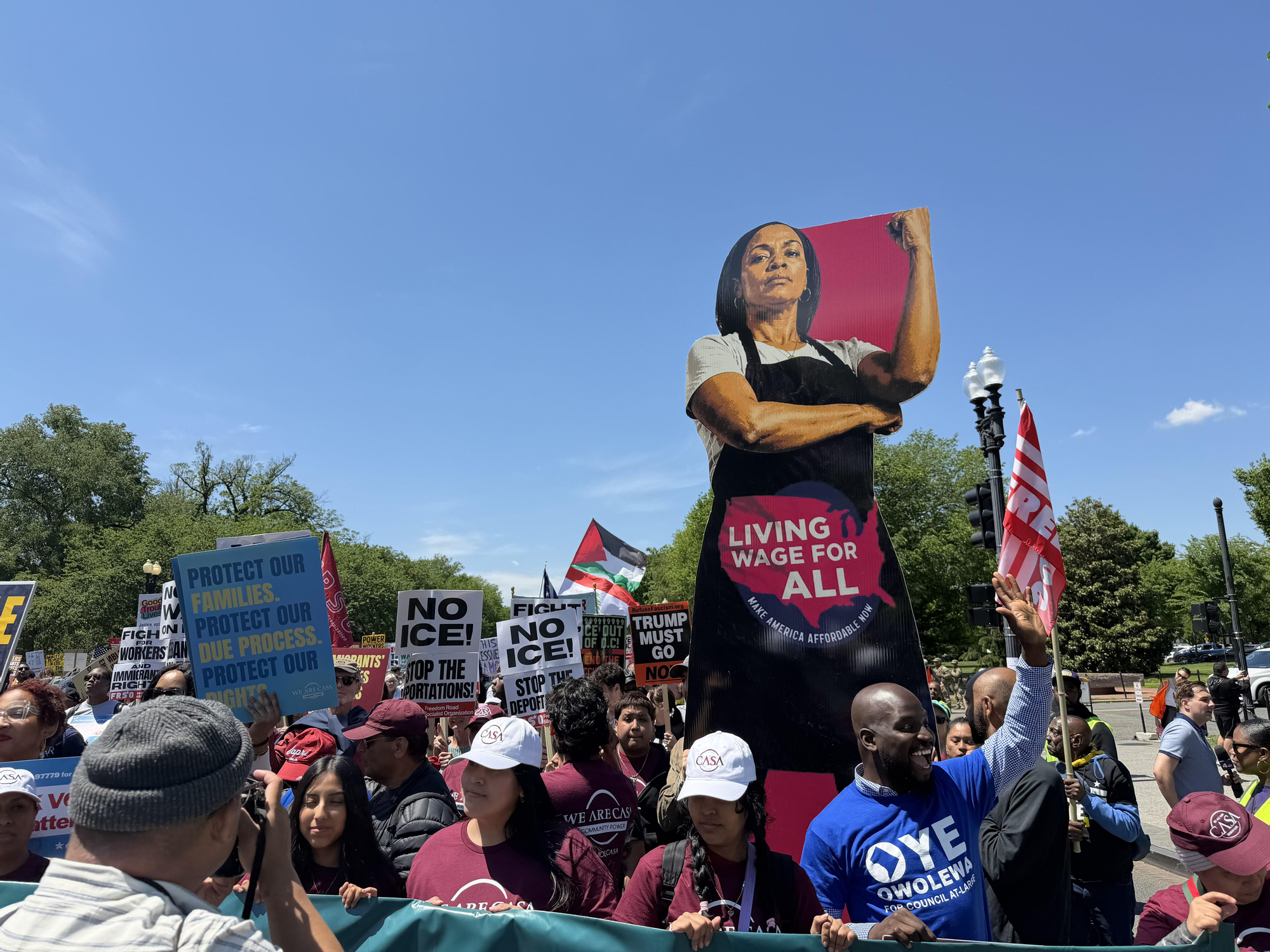 Primero de Mayo en Washington DC, el 1 de mayo der 2026.