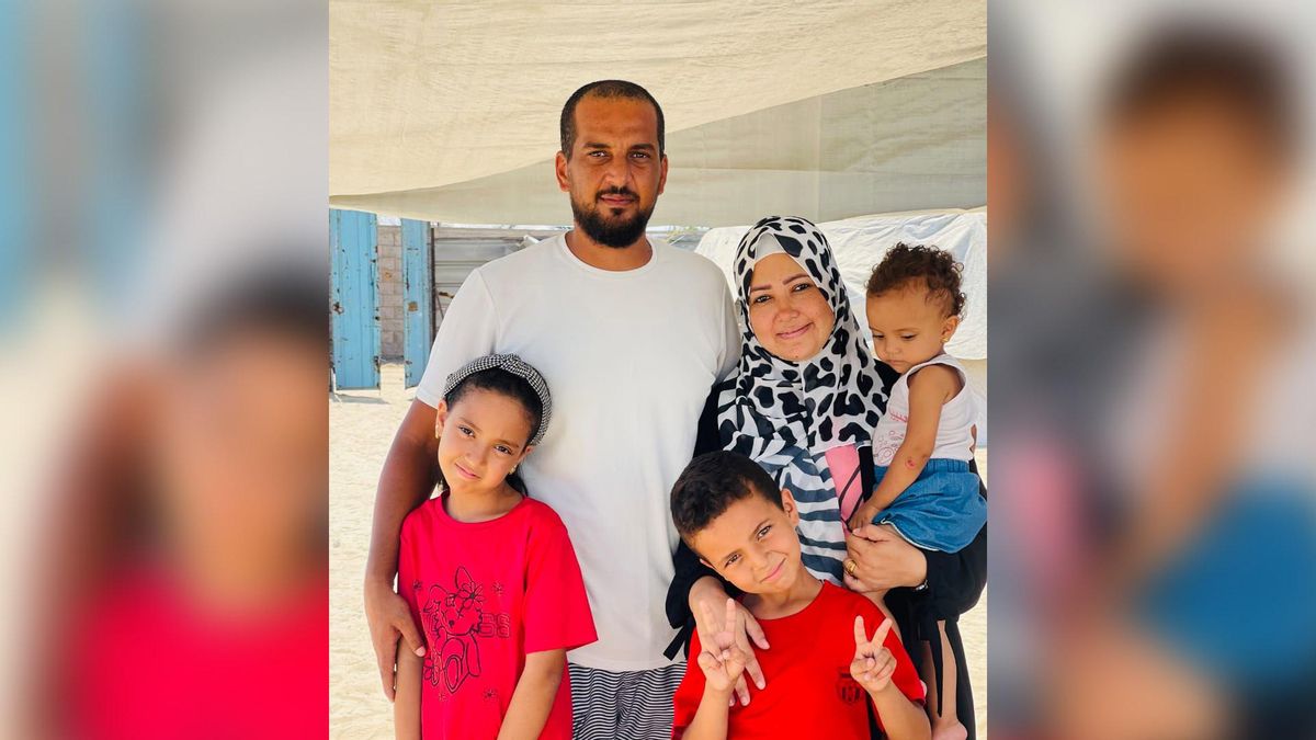La familia de Ahmed Ghazi Al Farra es una de las que ha sido "apadrinada" a través de Hope Palestina.