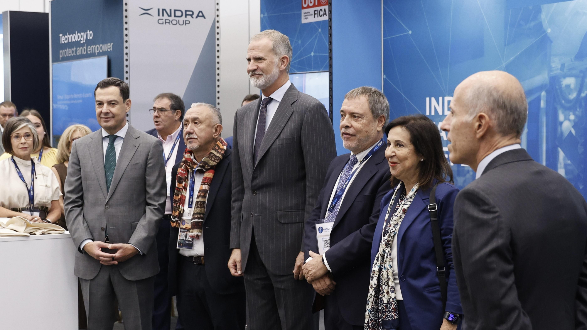 El Rey Felipe VI asiste a la jornada de clausura del Foro Indudef