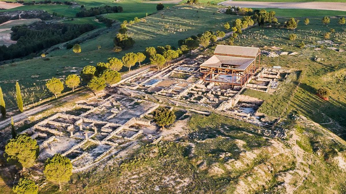 Ercavica desde el aire.