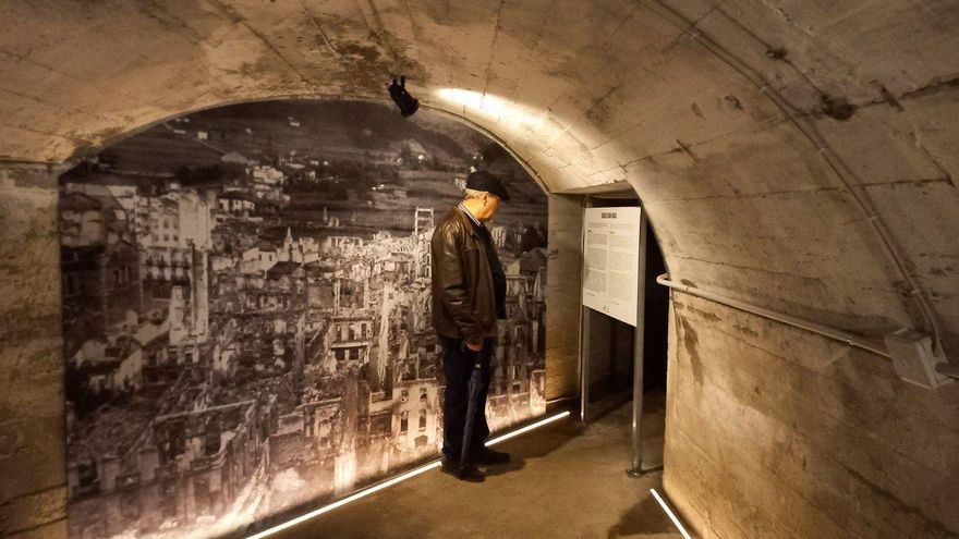 Testimonios de supervivientes del bombardeo de Gernika resuenan en los búnkeres que les salvaron la vida
