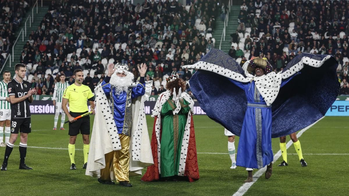 Los Reyes Magos, en el Córdoba CF - Burgos CF