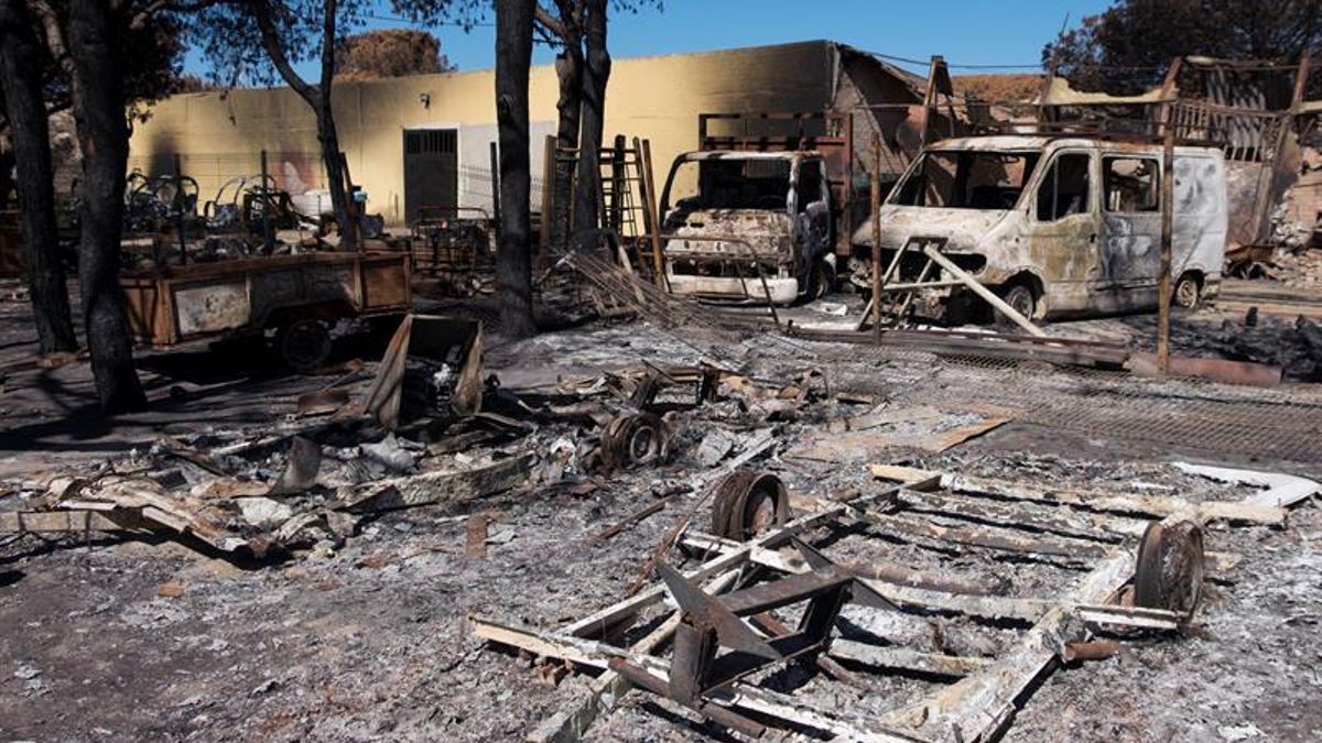 El informe señala que la carbonería intentó "ocultar evidencias" del fuego de Moguer