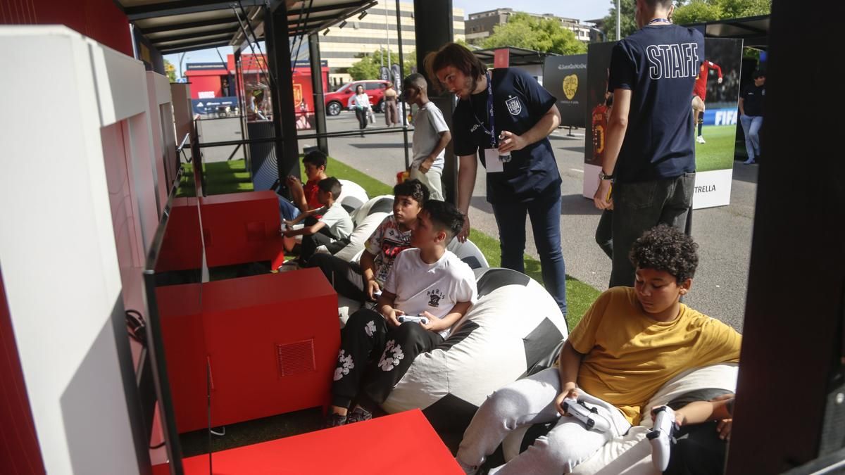 Fanzone de la Selección Española de Fútbol Femenina