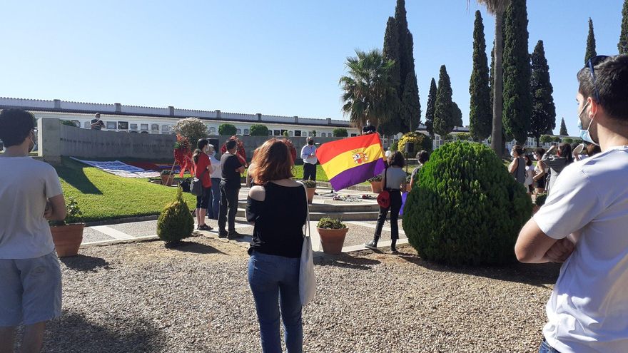 Acto de la plataforma Antifascista