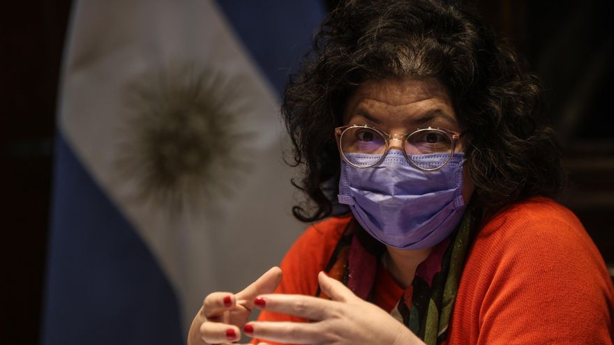 La ministra de Salud de Argentina, Carla Vizzotti, en una fotografía de archivo. EFE/Juan Ignacio Roncoroni