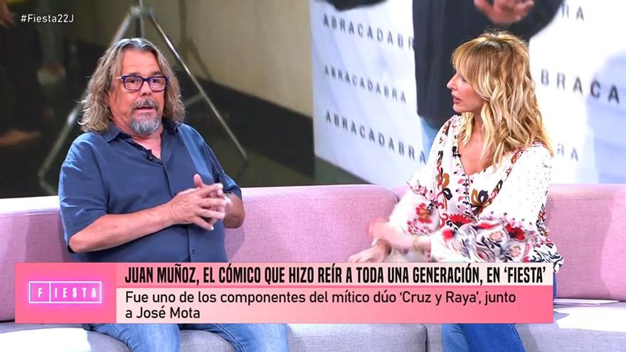 Juan Muñoz critica en directo a 'Fiesta' por un vídeo sobre él: "Mi peor momento en Telecinco lo acabo de vivir ahora"