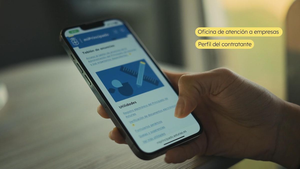 Así se ve la nueva aplicación en el móvil.