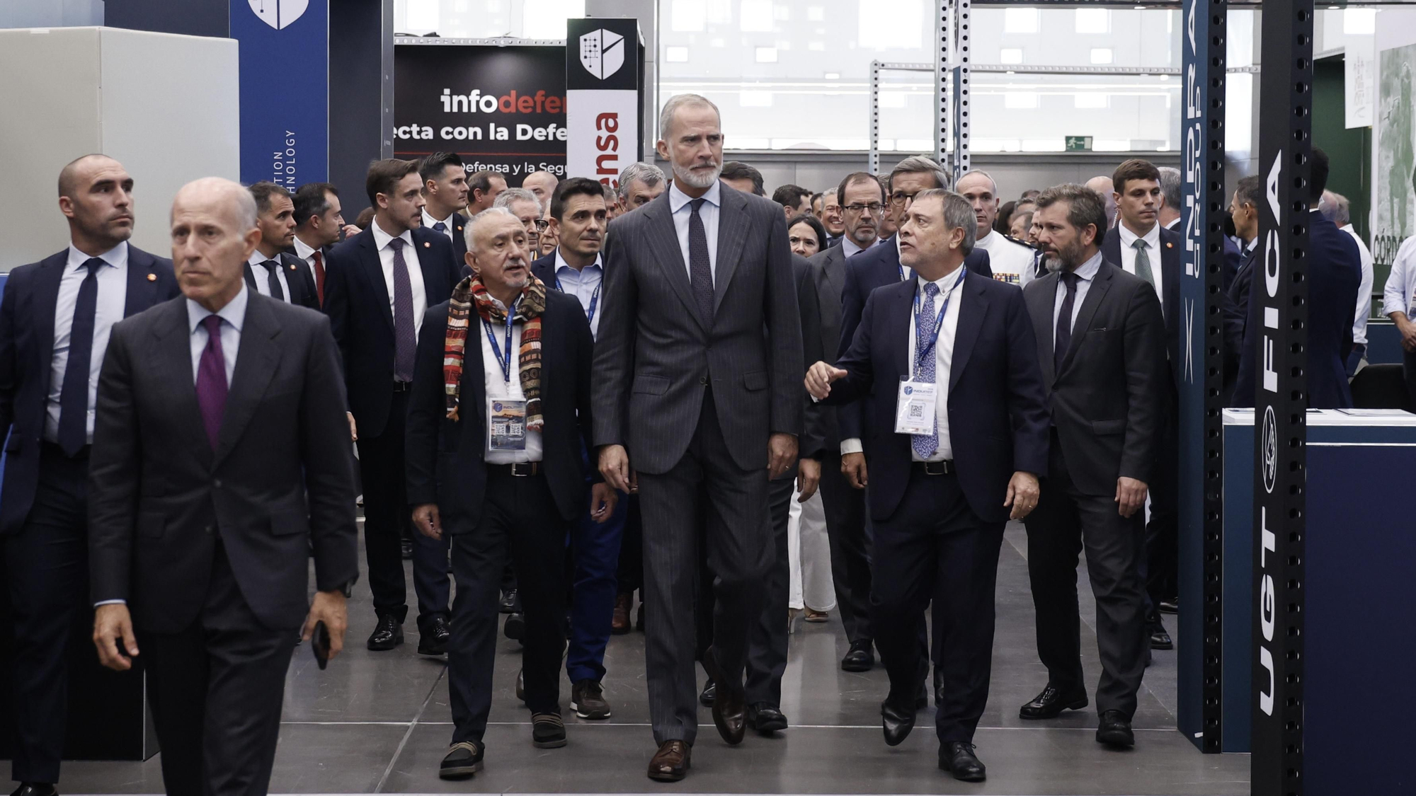 El Rey Felipe VI asiste a la jornada de clausura del Foro Indudef