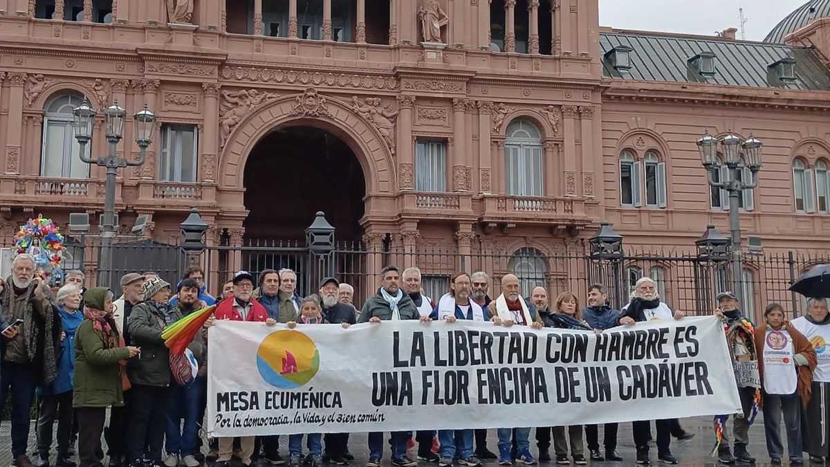 "La libertad con hambre es una flor encima de un cadáver": cerró una protesta de siete días de ayuno contra Milei