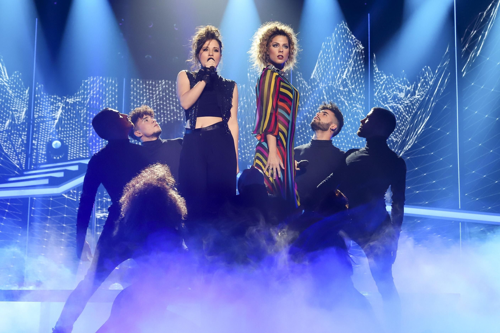 Thalía y Miriam en la Gala 3 de OT 2017