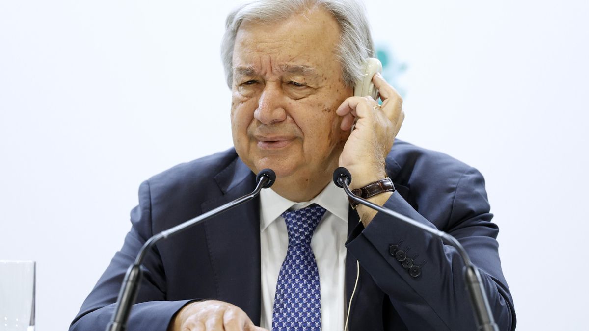 Fotografía de archivo del secretario general de la ONU, António Guterres. EFE/EPA/FRANCK ROBICHON