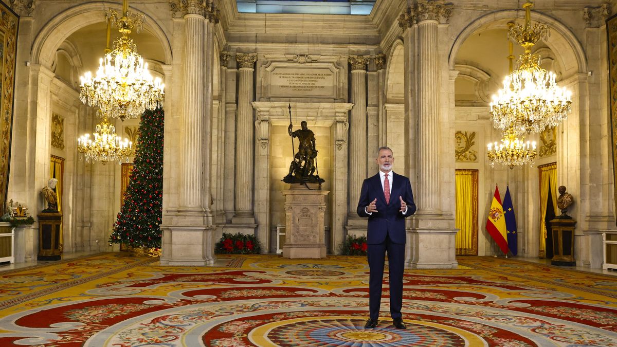 El rey Felipe VI pronuncia el tradicional mensaje de Nochebuena.