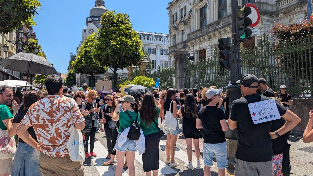 Manifestación este jueves ante la sede del parlamento de Asturias
