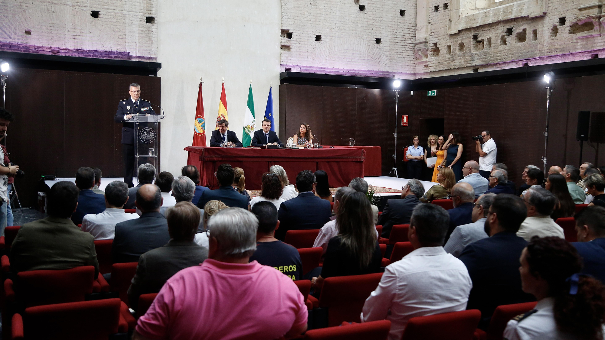 Toma de posesión del nuevo intendente mayor de la Jefatura de la Policía Local