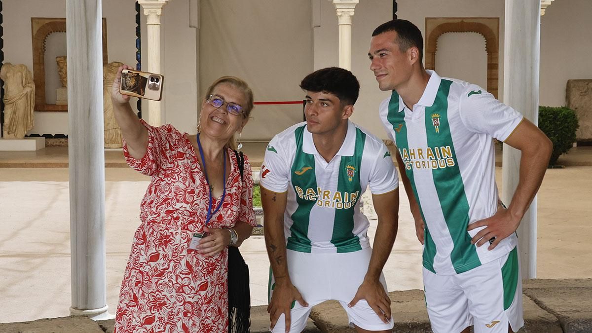 Presentación de Damián Cáceres y Jacobo Martí como nuevos jugadores del Córdoba CF en el Museo Arqueológico