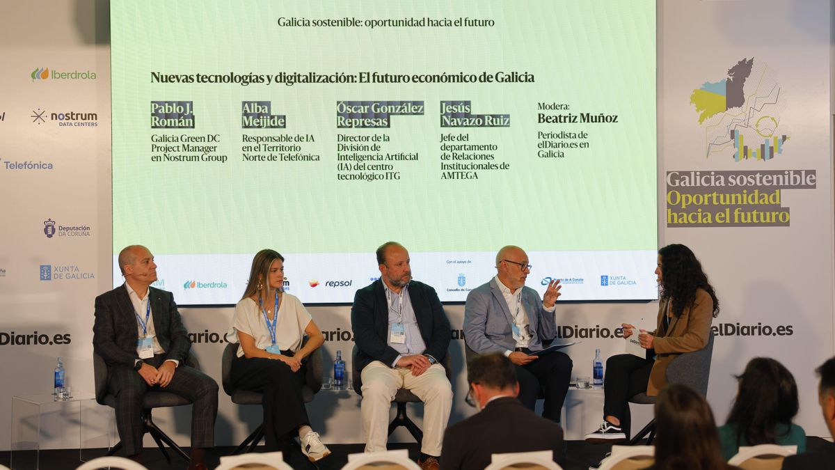 Debate sobre nuevas tecnologías en la jornada 'Galicia sostenible', organizada por elDiario.es en A Coruña
