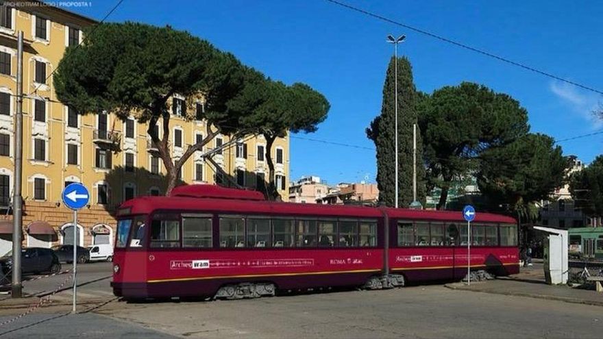 El 'Archeotram', el nuevo tranvía turístico para recorrer la historia de Roma
