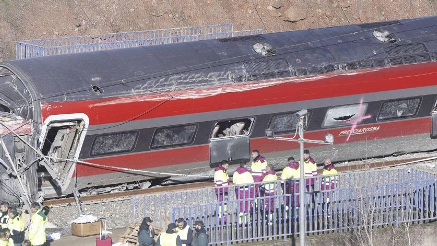 Las imágenes del accidente ferroviario de Adamuz