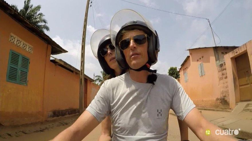 Jesús Calleja y Paz Padilla en África