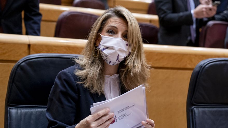 La vicepresidenta segunda y ministra de Trabajo y Economía Social, Yolanda Díaz