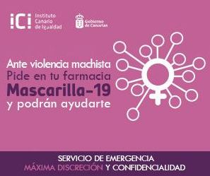 'Mascarilla-19', la campaña contra la violencia machista lanzada por el Instituto Canario de Igualdad