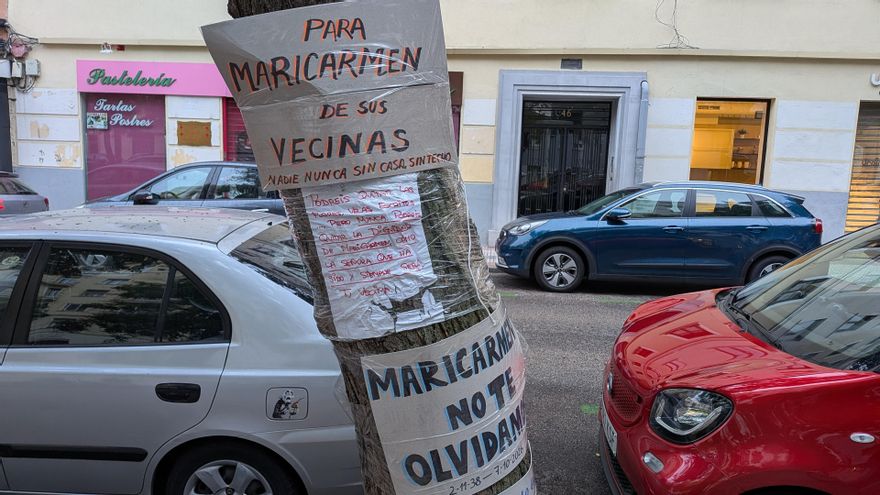 Empiezan a reconstruir el altar dedicado a Maricarmen que fue destruido frente a su casa