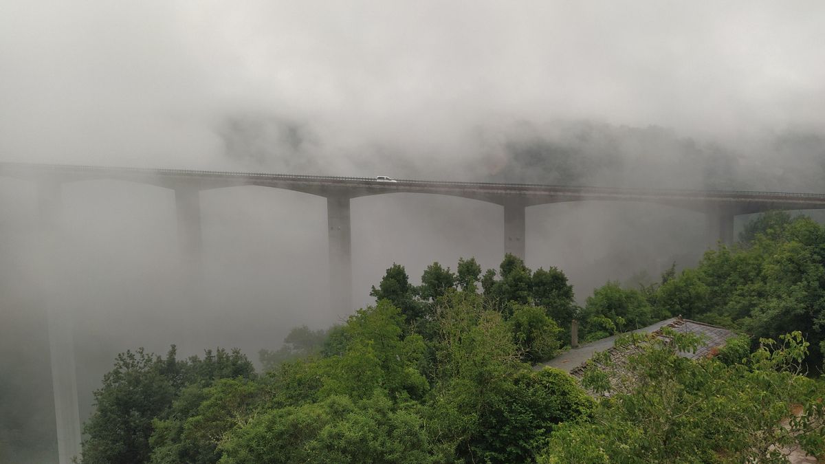 Niebla sobre el viaducto