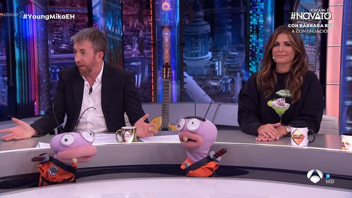 Pablo Motos y Nuria Roca, en la tertulia de actualidad de este jueves