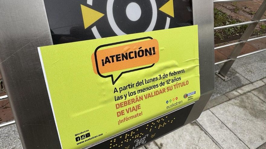 Hasta cumplir 12 años, con tarjeta y sin perder el saldo: las dudas sobre el transporte público gratuito en Euskadi