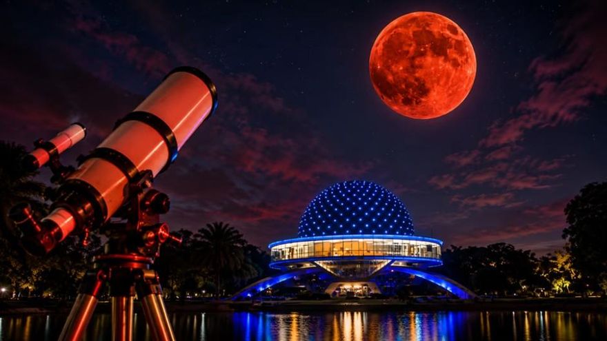 "Luna de sangre": un eclipse lunar podrá verse en todo el país esta noche