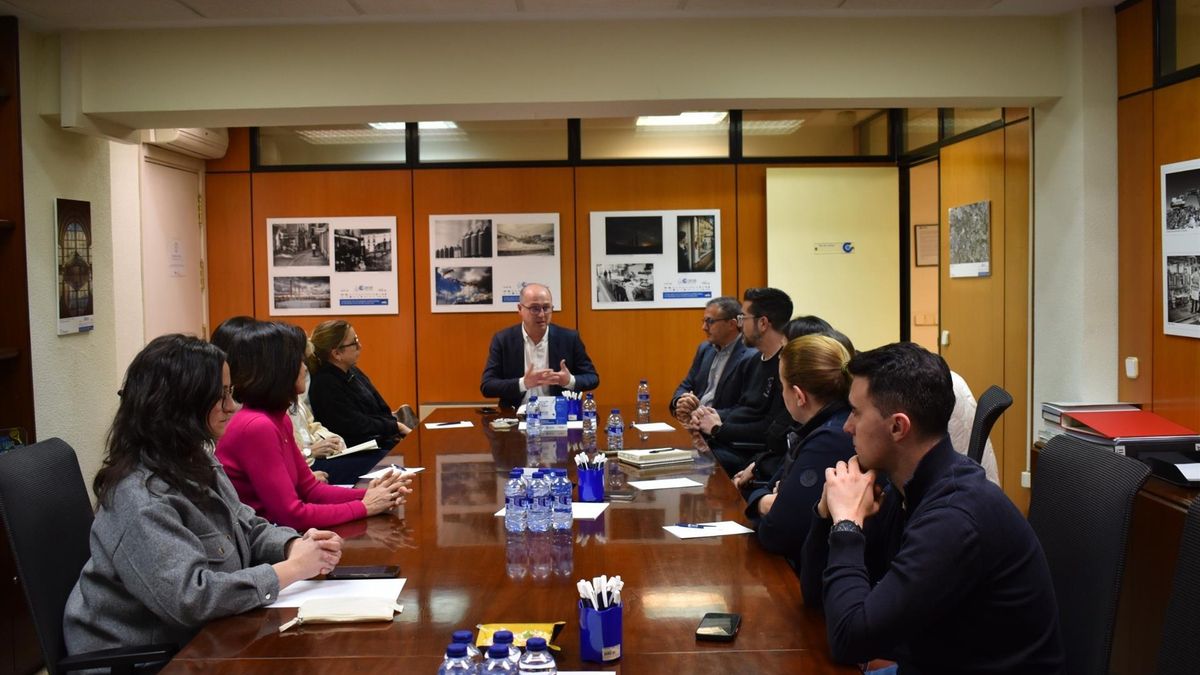 Reunión del Grupo Municipal del PSOE en Guadalajara