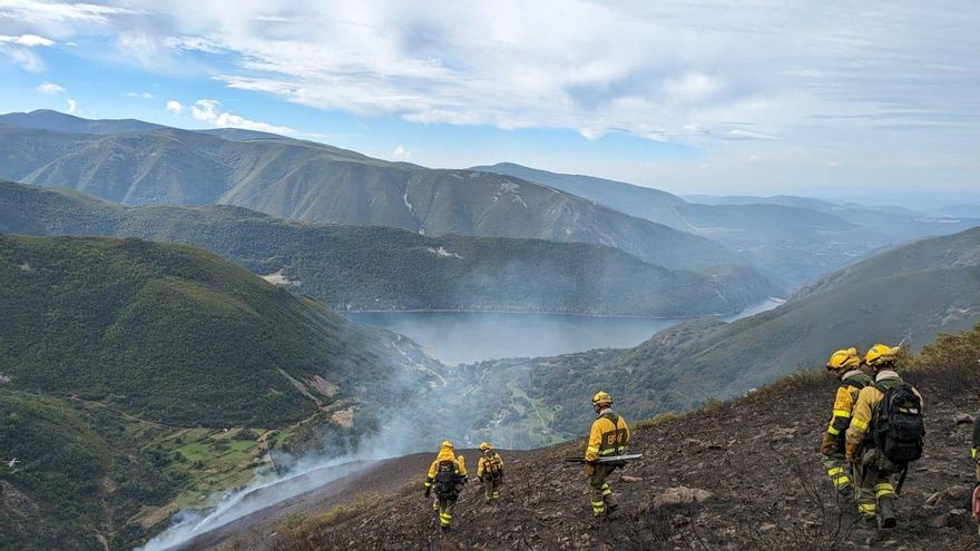 La borrasca Óscar que despejó los malos augurios para una campaña de incendios forestales mejor de lo previsto en León