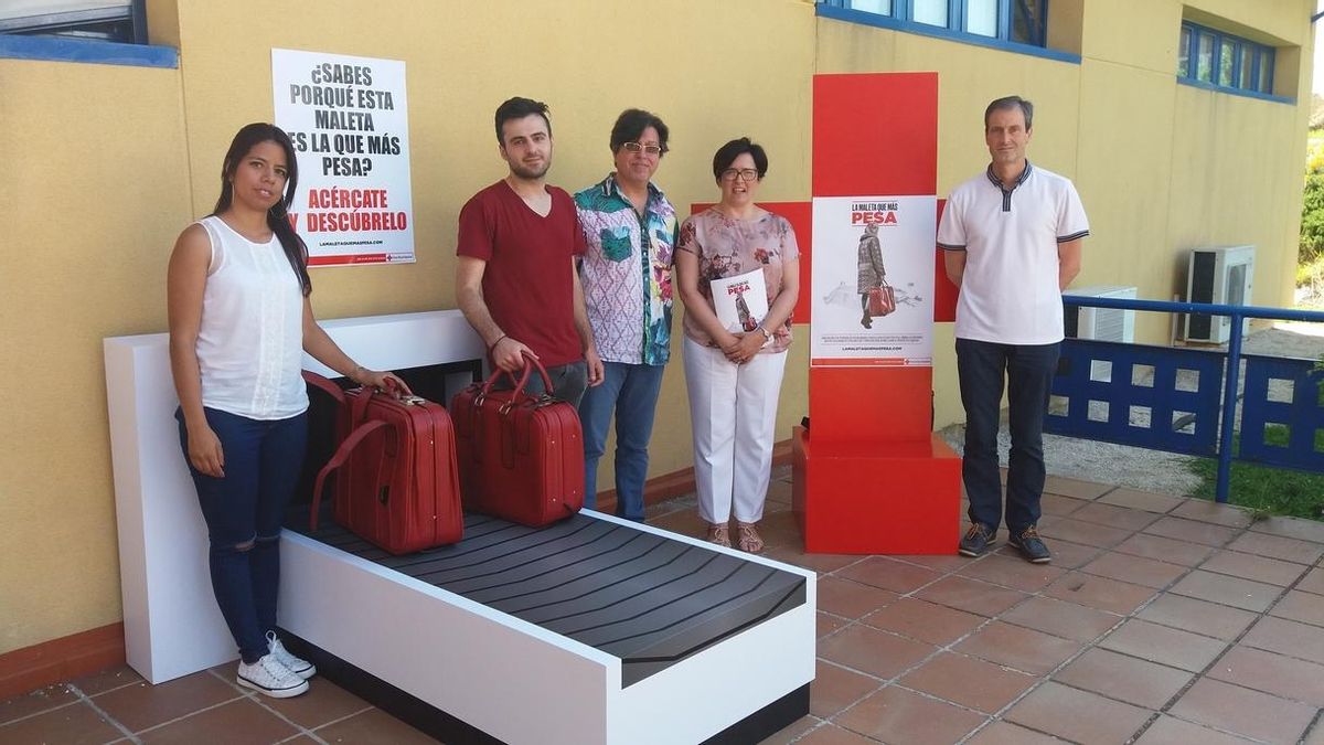 Presentación de la campaña 'La maleta que más pesa'.