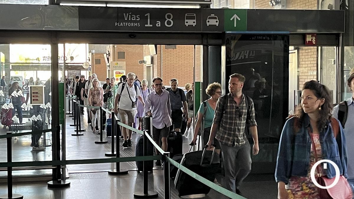 Estación de Córdoba tras sufrir el apagón