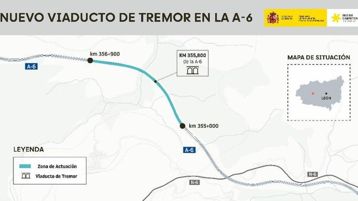 Aprobado el proyecto para el nuevo viaducto de Tremor que hay que rehacer apenas 30 años después de su construcción