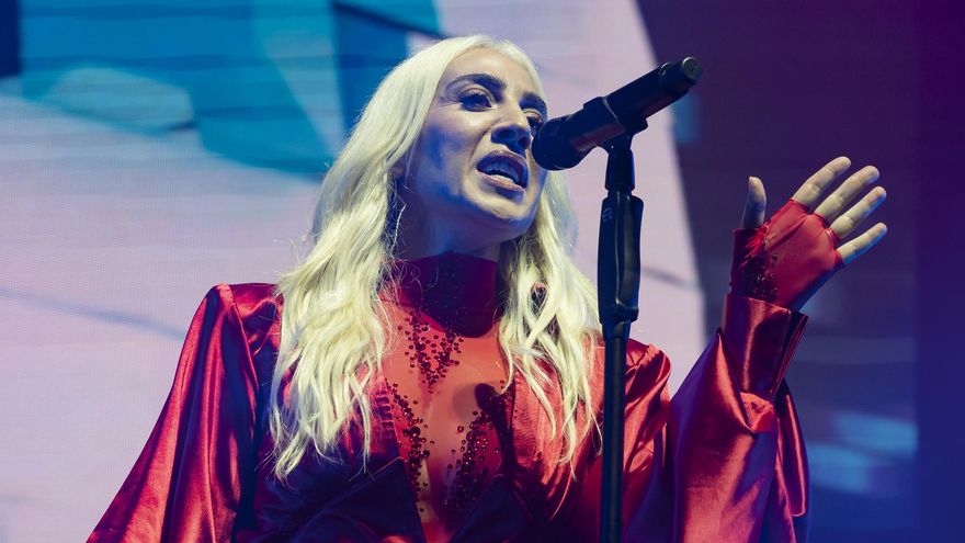 Otro de los momentos iniciales del concierto