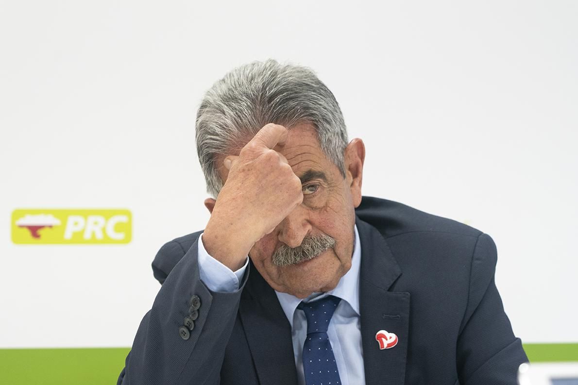 Revilla atiende a una pregunta durante la entrevista con elDiario.es.