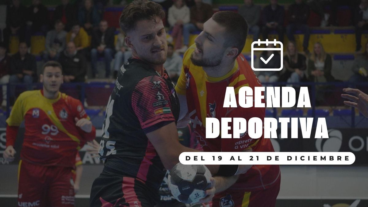 Agenda deportiva del 19 al 21 de diciembre