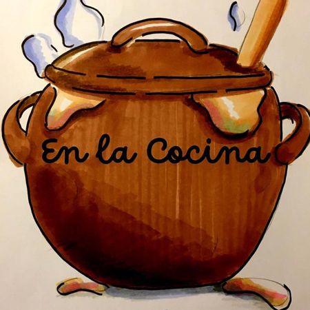 Detalle de la portada de 'En la cocina'