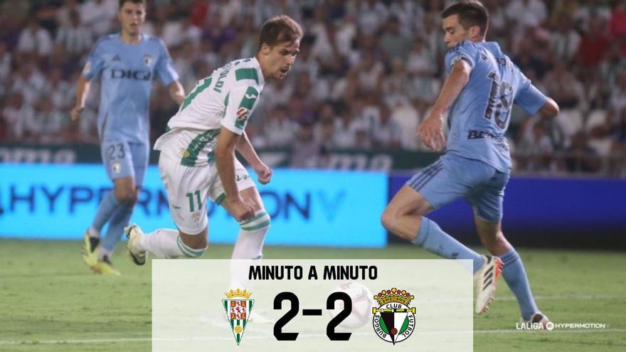 El marcador de CORDÓPOLIS: Córdoba CF - Burgos CF (2-2)