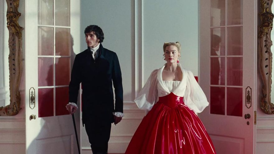 Jaco Elordi y Margot Robbie en la reimaginación del clásico de Emerald Fennell