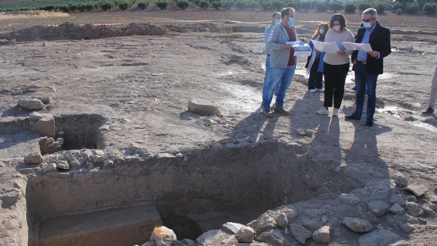 Valdepeñas estudia el hallazgo de una bodega romana en El Peral